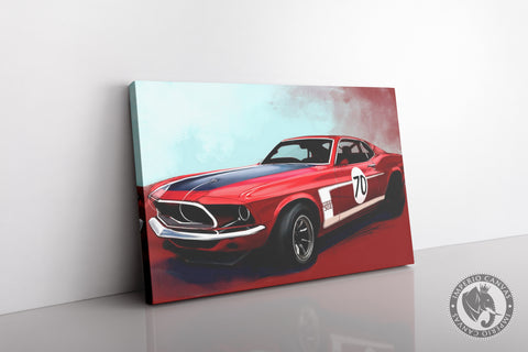 Cuadro Decorativo Auto A045 - Mustang