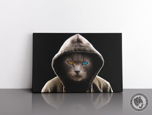 Cuadro Decorativo D038 - Gato Misterioso