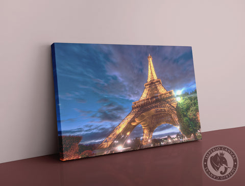 Cuadro Decorativo Monumentos M012 - Torre Eiffel al Atardecer