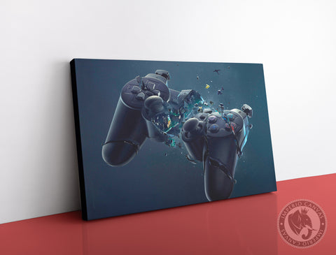 Cuadro Decorativo Gamer X001 - Mando Playstation