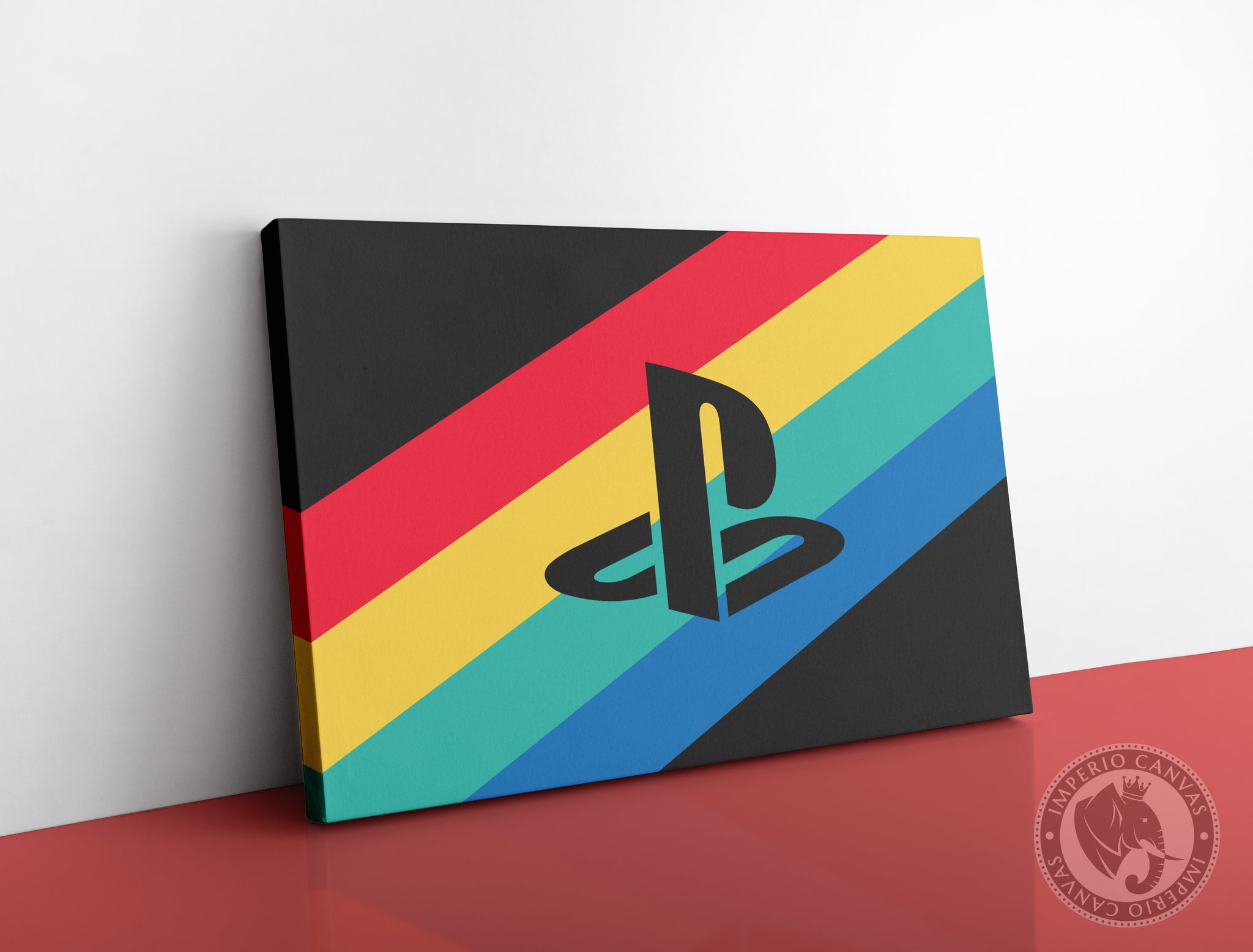 Cuadro Decorativo Gamer X002 - Logo Playstation