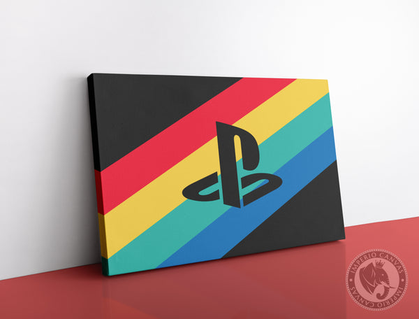 Cuadro Decorativo Gamer X002 - Logo Playstation