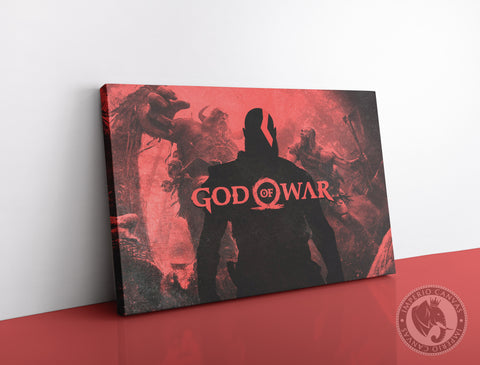 Cuadro Decorativo Gamer X009 - God of War