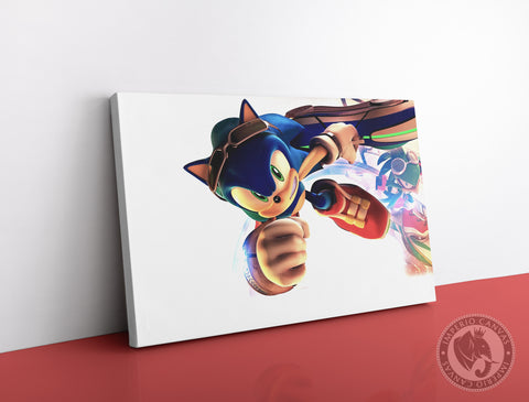 Cuadro Decorativo Gamer X010 - Sonic