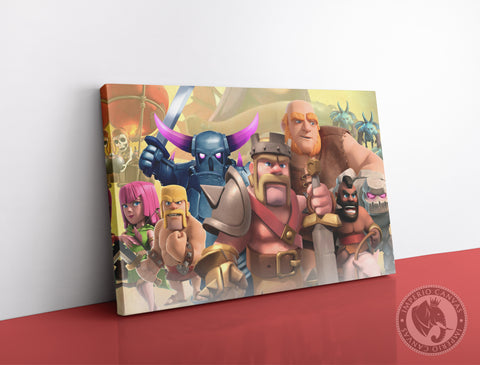 Cuadro Decorativo Gamer X064 - Clash of Clans