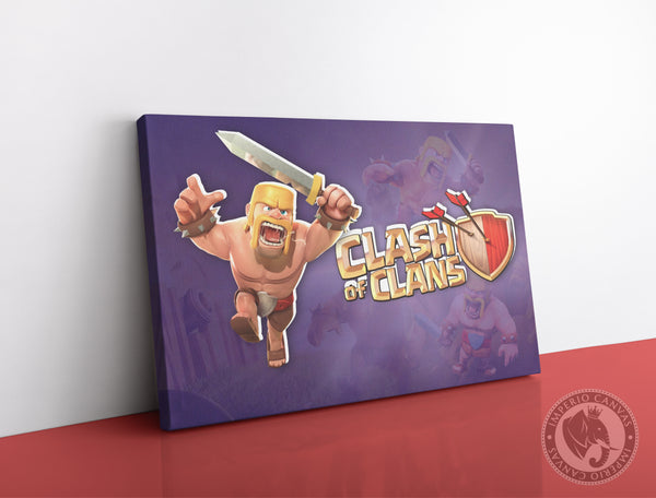 Cuadro Decorativo Gamer X065 - Clash of Clans