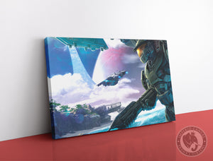 Cuadro Decorativo Gamer X070 - Halo