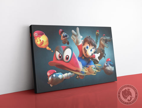 Cuadro Decorativo Gamer X103 - Super Mario