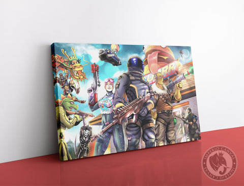 Cuadro Decorativo Gamer X117 - Fortnite