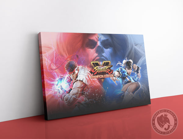 Cuadro Decorativo Gamer X120 - Street Fighter